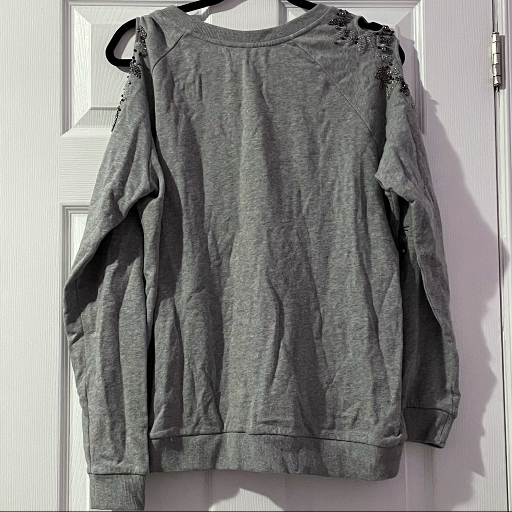 Anthropologie Deletta Twilight Ivy Beaded Sweater - Picture 4 of 4